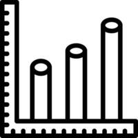 cylindrique bars vecteur icône