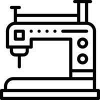 icône de vecteur de machine à coudre