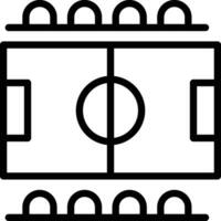 icône de vecteur de terrain de football