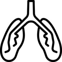 icône de vecteur de pneumologie