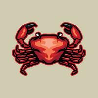 Crabe vecteur illustration Fruit de mer