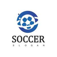 logo de football ou signe de club de football vecteur