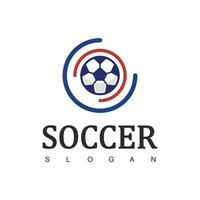 logo de football ou signe de club de football vecteur