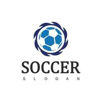 logo de football ou signe de club de football vecteur