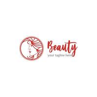 beauté femme logo isolé sur blanc Contexte. conception beauté femme pour logo, Facile et nettoyer plat conception de le beauté femme logo modèle. adapté pour votre conception besoin, logo, illustration. vecteur