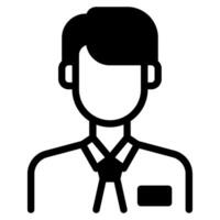 homme d'affaires icône illustration pour la toile, application, infographie, etc vecteur