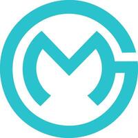 gm logo modèle dans une moderne minimaliste style vecteur
