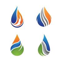 images du logo du pétrole et du gaz vecteur