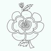 Rose fleur vetor icône eps vecteur