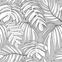 tropical feuilles sans couture modèle. graphique moderne vecteur illustration.