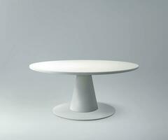 3d table maquette. modèle pour objet présentation. vecteur