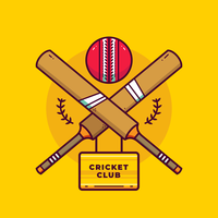 vecteur de logo de cricket