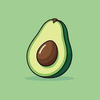 mignonne Avocat vecteur illustration