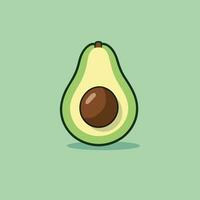 mignonne Avocat vecteur illustration