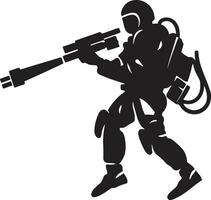 mortel munitions soldat cuisson fusée icône explosif agression noir vecteur fusée emblème