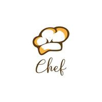 cuisine chef logo conception modèle simple. vecteur