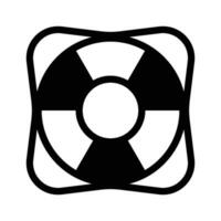 bouée de sauvetage icône vecteur logo modèle