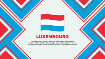 Luxembourg drapeau abstrait Contexte conception modèle. Luxembourg indépendance journée bannière fond d'écran vecteur illustration. Luxembourg vecteur