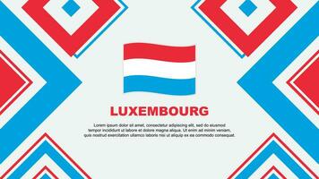Luxembourg drapeau abstrait Contexte conception modèle. Luxembourg indépendance journée bannière fond d'écran vecteur illustration. Luxembourg indépendance journée