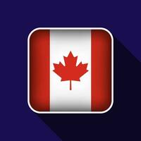 plat Canada drapeau Contexte vecteur illustration