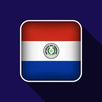 plat paraguay drapeau Contexte vecteur illustration