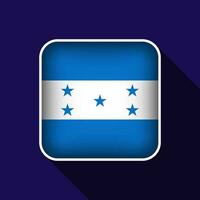 plat Honduras drapeau Contexte vecteur illustration