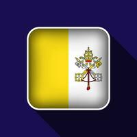plat Vatican drapeau Contexte vecteur illustration