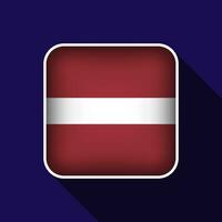plat Lettonie drapeau Contexte vecteur illustration