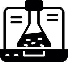 conception d'icône créative de chimie vecteur