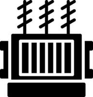 conception d'icône créative de transformateur de puissance vecteur