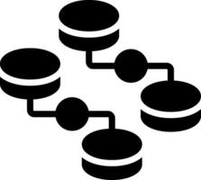 non structuré Les données Créatif icône conception vecteur