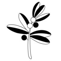 illustration de plante décorative vecteur