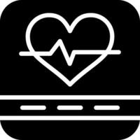 conception d'icône créative de fréquence cardiaque vecteur