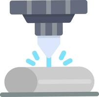 conception d'icône créative de faisceau laser vecteur