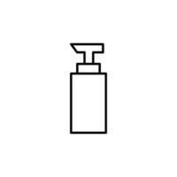 cosmétique bouteille symbole pour applications, des sites, conception vecteur