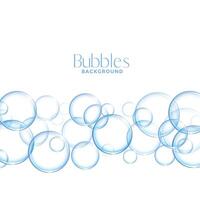 brillant l'eau ou savon bulles Contexte vecteur