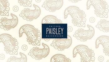 magnifique paisley modèle élégant Contexte vecteur