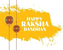 content raksha bandhan vœux salutation carte conception vecteur