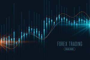 forex commerce Stock marché Contexte vecteur