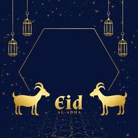 eid Al adha 2021 Festival carte conception vecteur