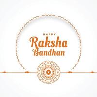 content raksha bandhan Festival carte dans ligne style vecteur