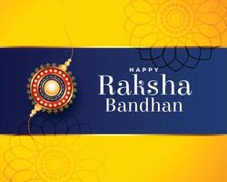 Indien rakshan bandhan Festival salutation carte conception vecteur