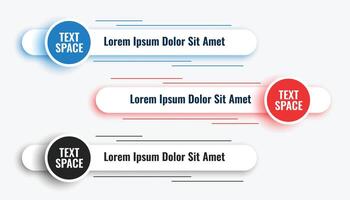 nettoyer inférieur troisième modèle dans circulaire style vecteur