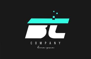 combinaison de logo de lettre de l'alphabet bc bc en bleu et blanc. conception d'icônes créatives pour les entreprises et les entreprises vecteur