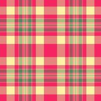 tartan Contexte texture de sans couture textile vecteur avec une vérifier modèle en tissu plaid.