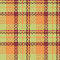 plaid textile Contexte de en tissu tartan modèle avec une sans couture texture vecteur vérifier.