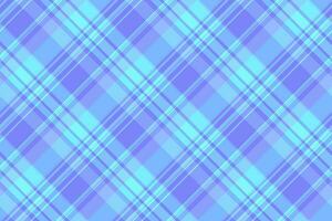 salutation carte vérifier Contexte tartan, ruban textile plaid modèle. mouchoir vecteur sans couture texture en tissu dans bleu et cyan couleurs.