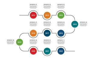 Créatif concept pour infographie avec 11 pas, choix, les pièces ou processus. affaires Les données visualisation. vecteur