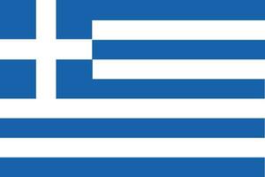 Grèce drapeau nationale emblème graphique élément illustration vecteur