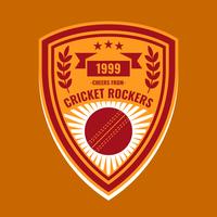 Funky Cricket Logo Vecteur